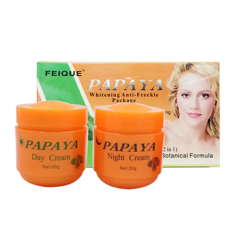 

High Quality Anti Aging Brightening Firming Hydrating Day And Night PAPAYA Face Cream, 2color