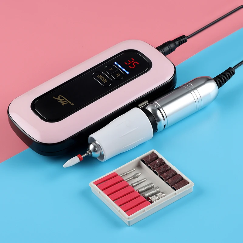 

SML 2022 Factory Direct Sales Electric Professional Manicure Nail Drill Bit File