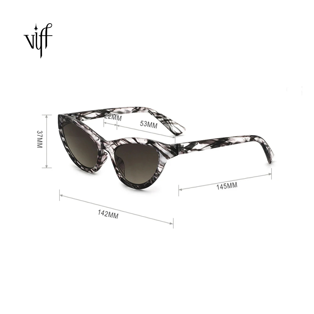 

Excellent Quality Best Price HP19099 Plastic Frame Cateye High Quality Ladies Sunglasses