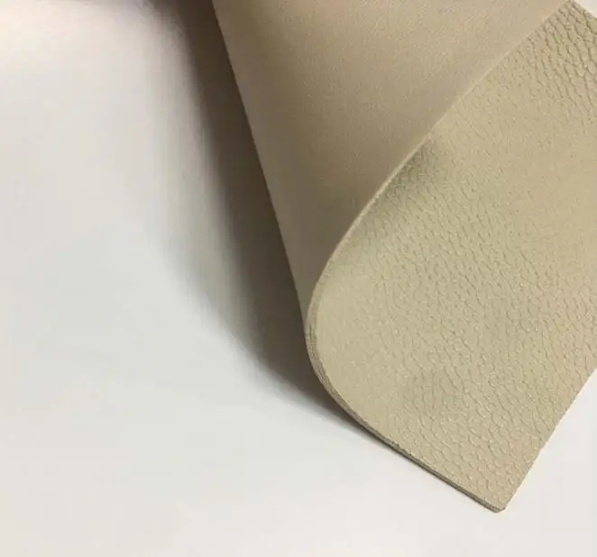 Double Litchi Grain Iridescent Holographic  Embossing PU Faux Leather for Making Bags/Shoes/Luggage/Furniture
