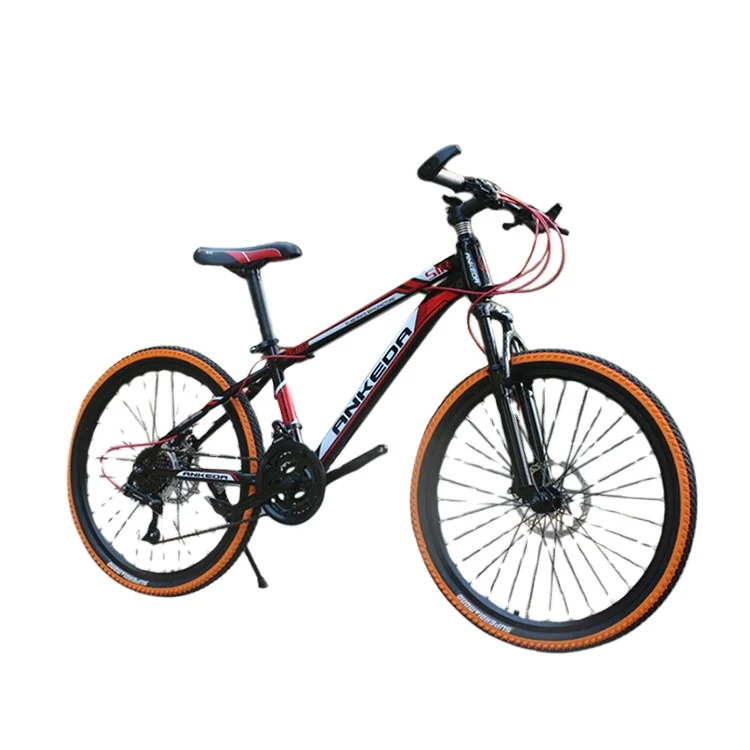 

26 Inch Mountain Bike 21 Speed High Carbon Steel Bikes Dual Disc Brake Bicycle, Multi-color