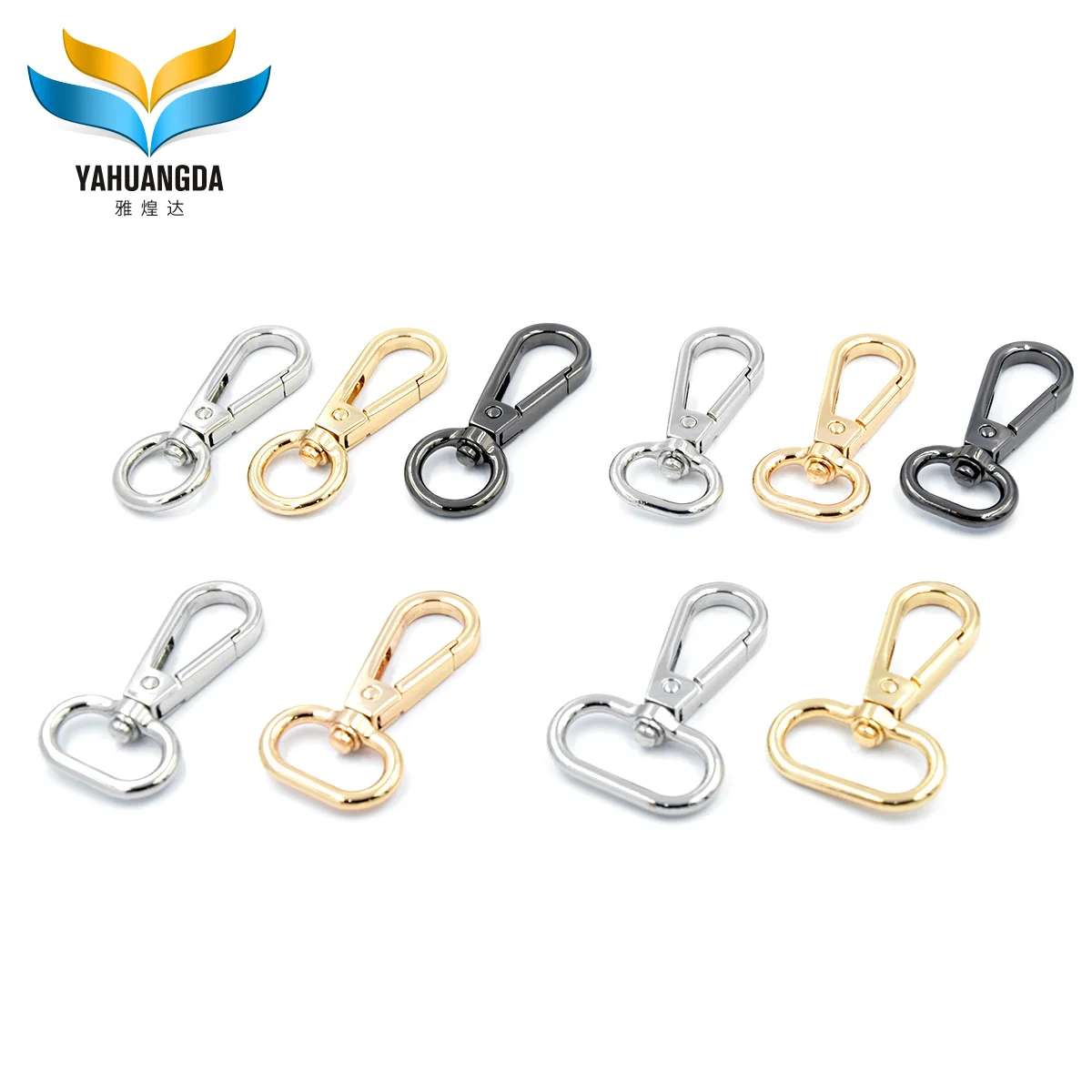 

Hot sale factory price high quality zinc alloy swivel snap hook for dog YKP6