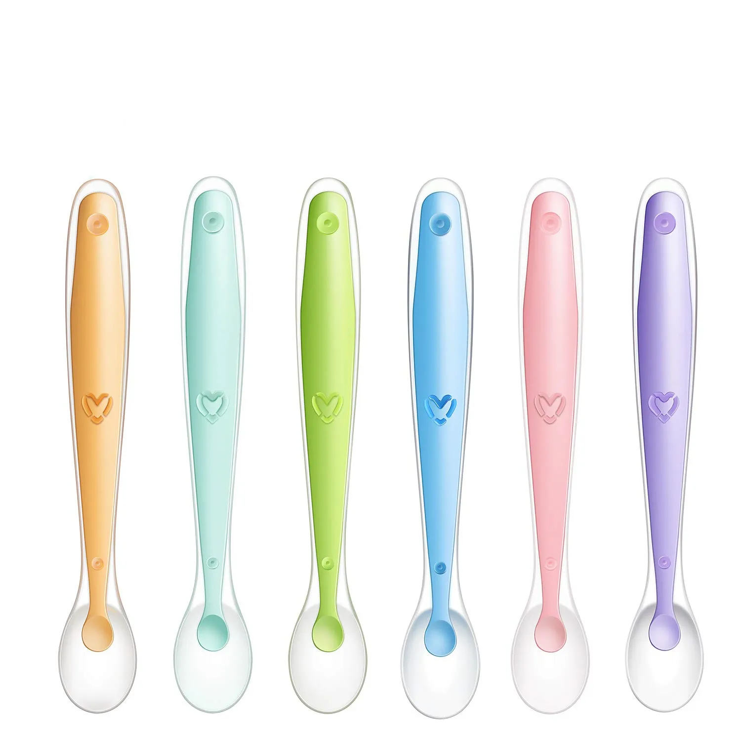 

Baby Silicone Soft Spoons set| Training Feeding for Kids Toddlers Children and Infants| BPA Free|Gum-Friendly First Stage, Red,blue,rose