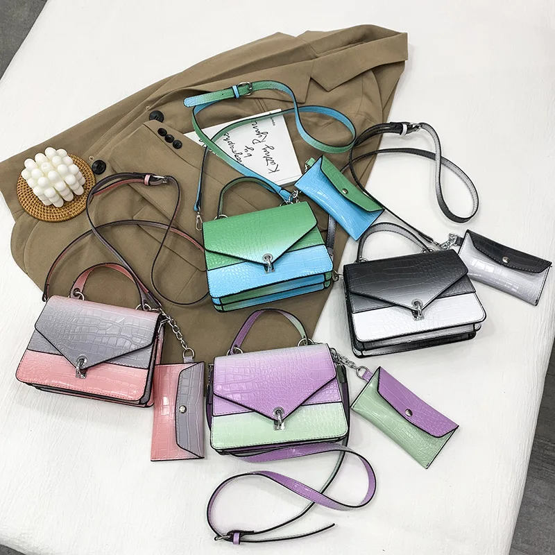

2021 simple fashion design Pu single shoulder bag women hand bags