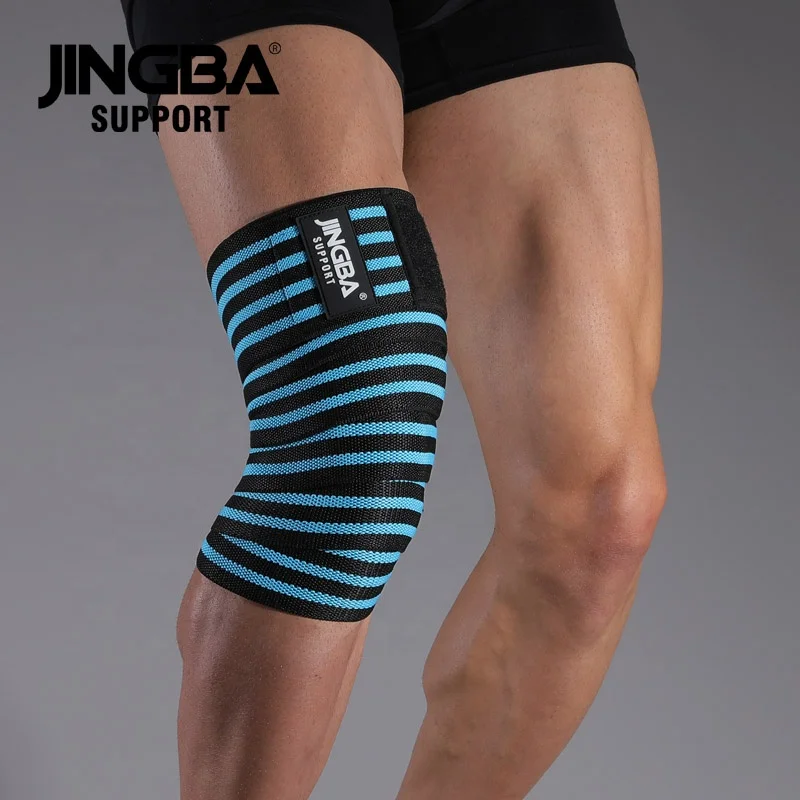 VBOSi 1 Piece Adjustable Durable Knee Support Wraps for Weightlifting Squat