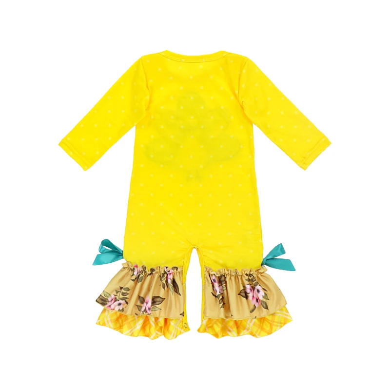 baby girl yellow romper