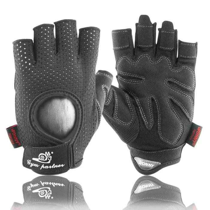

WONNY gym gloves body building fitness other sports gloves, Black, grey