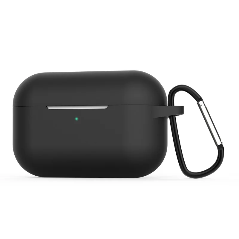 For Air pods Pro Solid Color Skin Soft Silicone Protector Dirt-resistant Case Cover For Apple Earpods Airpods Pro 3