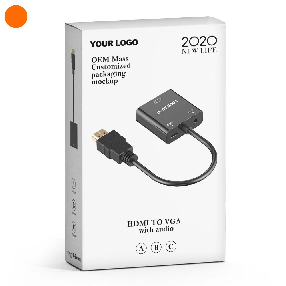 

Hot style 1080p HDMI To VGA Connection Hdmi Male To Vga Female Hdmi Vga Adapter With Audio Cable
