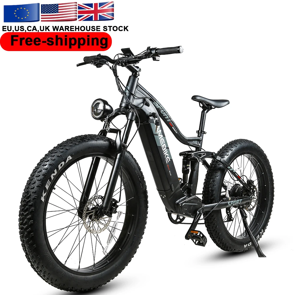 

Overseas Warranty SAMEBIKE RS-A08 750w all terrain mountain city 26*4.0 inch Fat tire Mountain electric bike