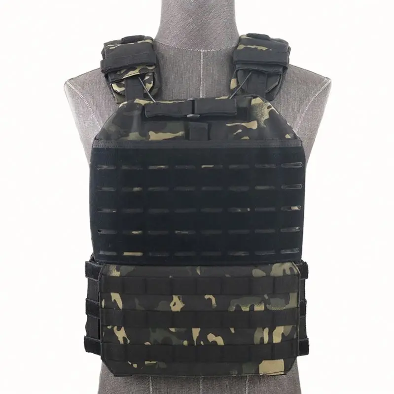 

Custom Tactical Vest Gym Fitness Training Plate Carrier Adjustable Weight Vest, Customized color
