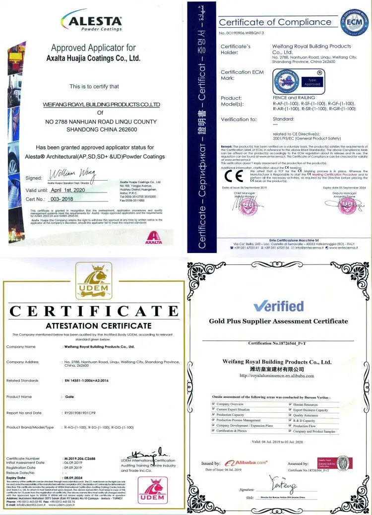 certificates
