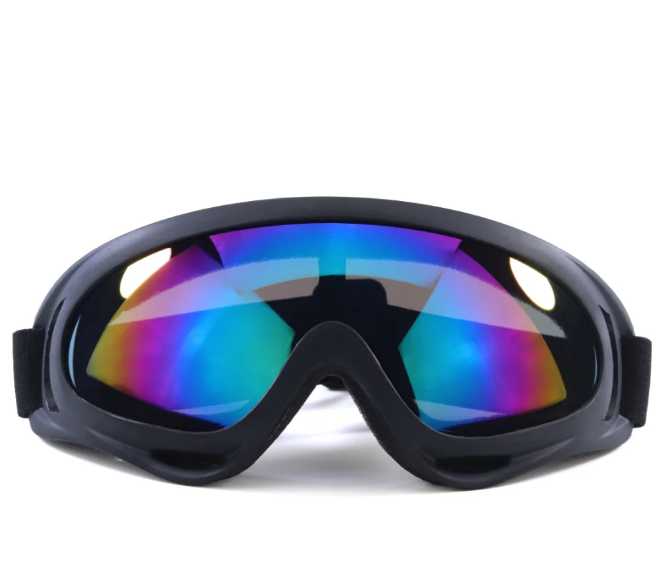 

Wholesale In Manufacture Cheap Ski Goggles Flexible Anti-UV Wind Sand Protecting PC Lens Riding Goggles Suitable Climbing Goggle, 10 color