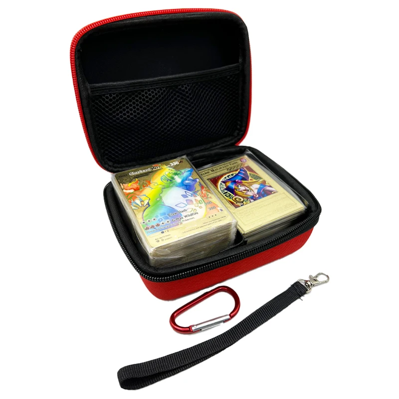 

Eva Playing Game Hard Case Compatible With Pokemon Trading Cards Display Carrying Case