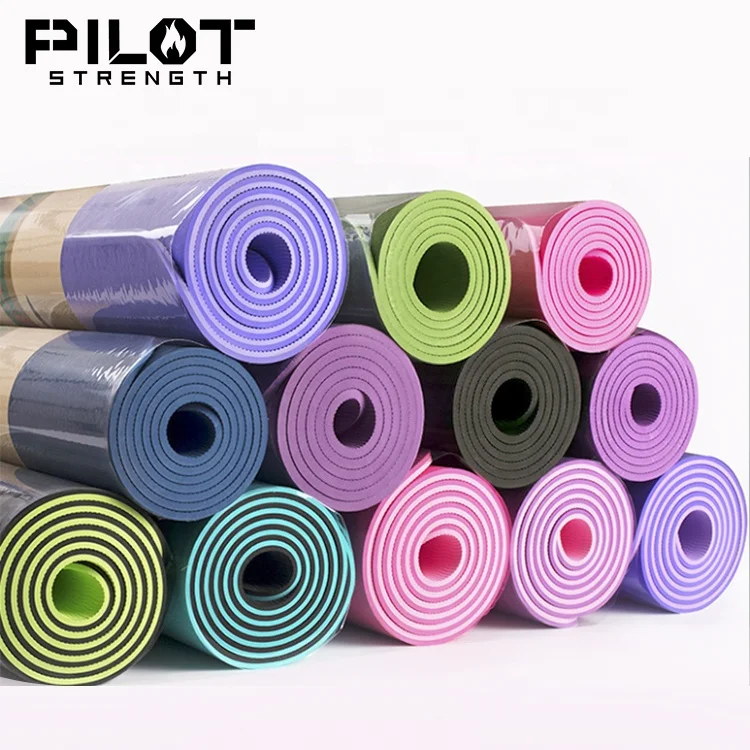 

Yoga Mat factory Price Double Layer Private Label TPE Yoga Mat, Customized