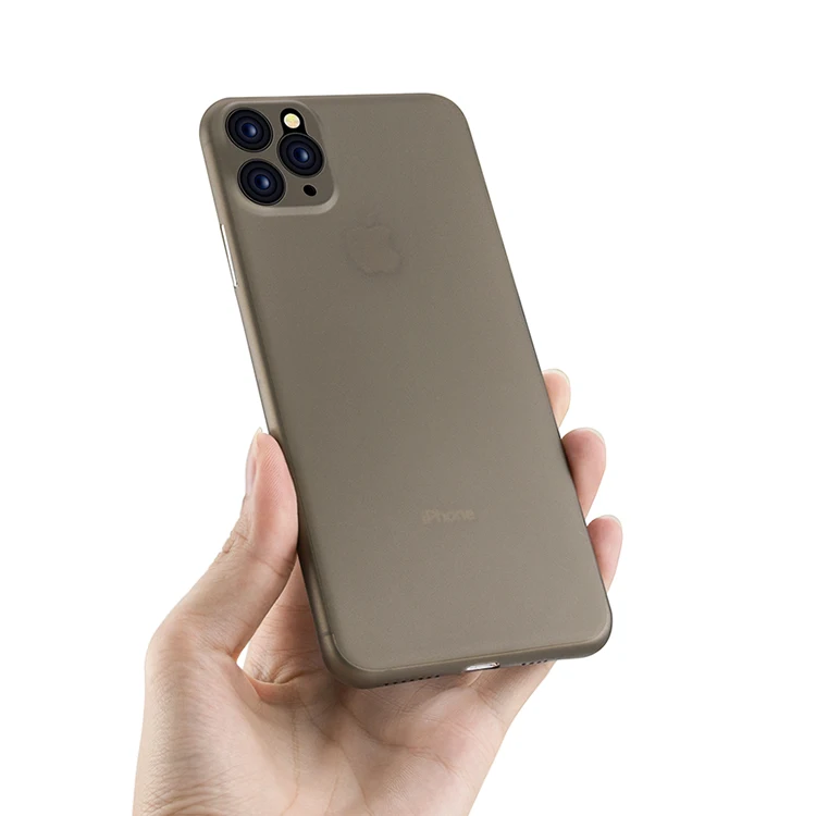 super thin 0.35mm matte PP phone cover for iPhone 11 case, no adding bulk minimal for iPhone 11 Pro Max case pro 2019