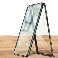 

Double side glass Metal frame Magnetic case for Oppo reno 2 Cell Phone Cover