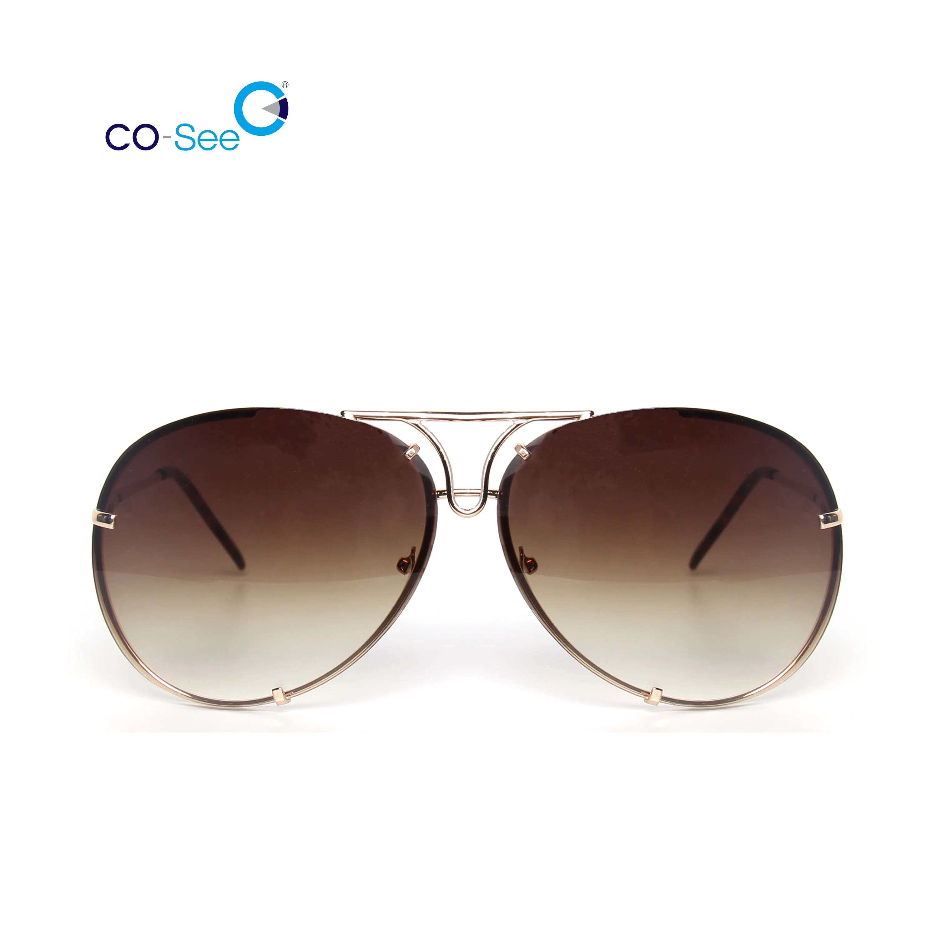 

KM16122 New Pilot Luxury Vintage Metal Unisex Sunglasses