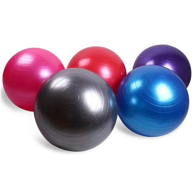 

In Stock Eco-friendly PVC Anti Burst Balance Ball Exercise Gym Yoga Ball 75cm, 5 colors