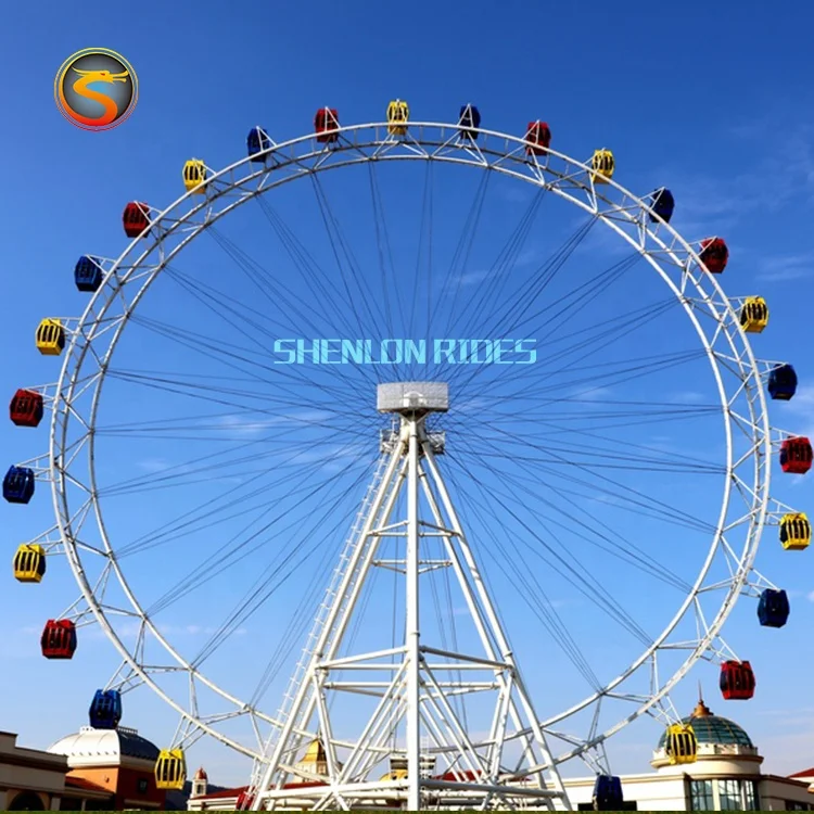 China Factory Supplier Big Amusement Equipment Ferris Wheel Ride Theme Park Games Machine Double Side Light Ferris Wheel.jpg