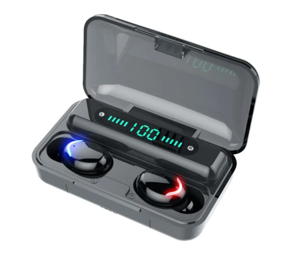 

TWS F9 High-quality Cheap earphone LED Display Wireless F9 Earbud subwoofer wireless earphone