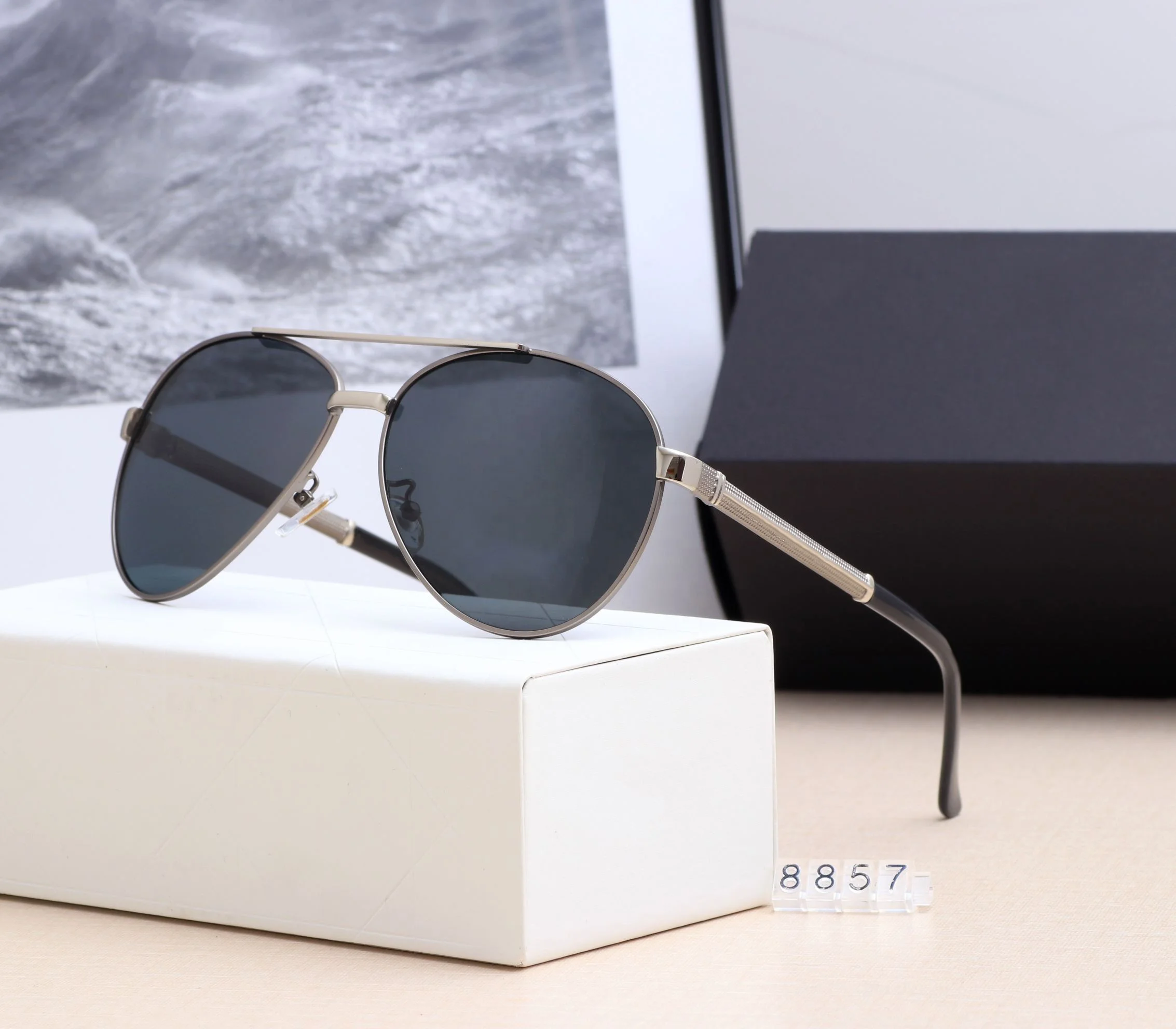 

2022 New Women Men Eyewear Casual Sun Glasses brand Custom logo Polarized Colorful Sunglasses