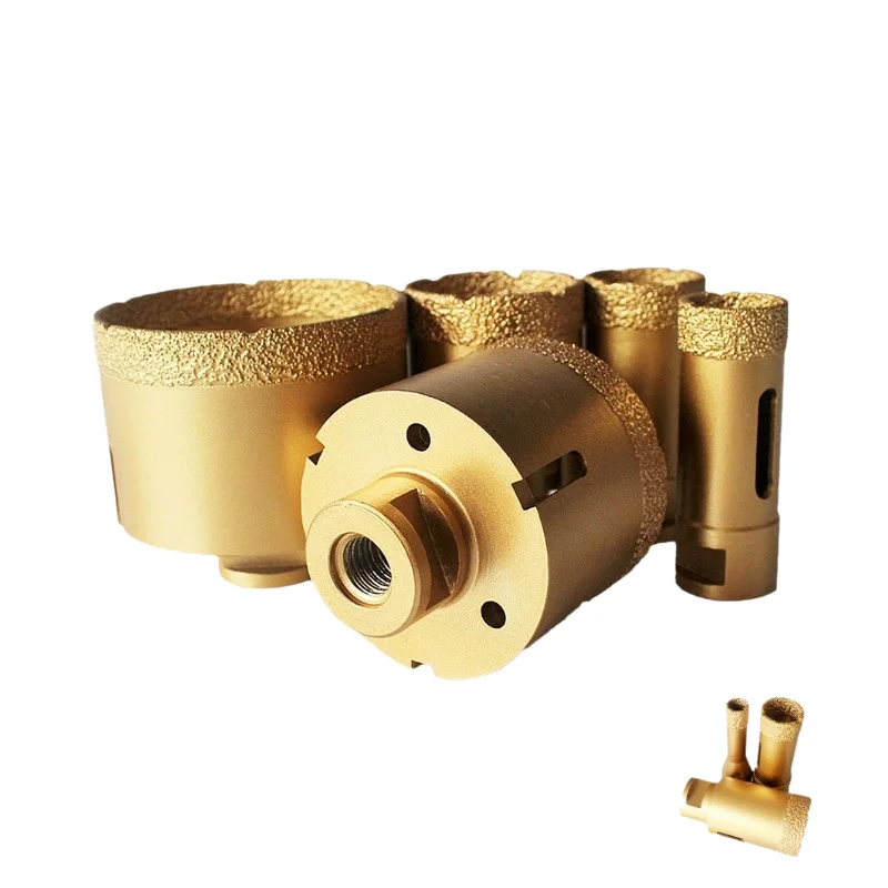 Customize 6-75mm M14 Vacuum Brazed Diamond Core Drill Bit Ceramic Tile Hole Saw Granite Marble Stone Cutting Hole Opener