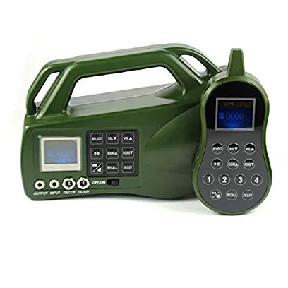 

Electronic Predator Call Play 400 Sounds Simultaneously Attracts Multiple Species Fixed Sounds Hunting Decoy Caller, Green