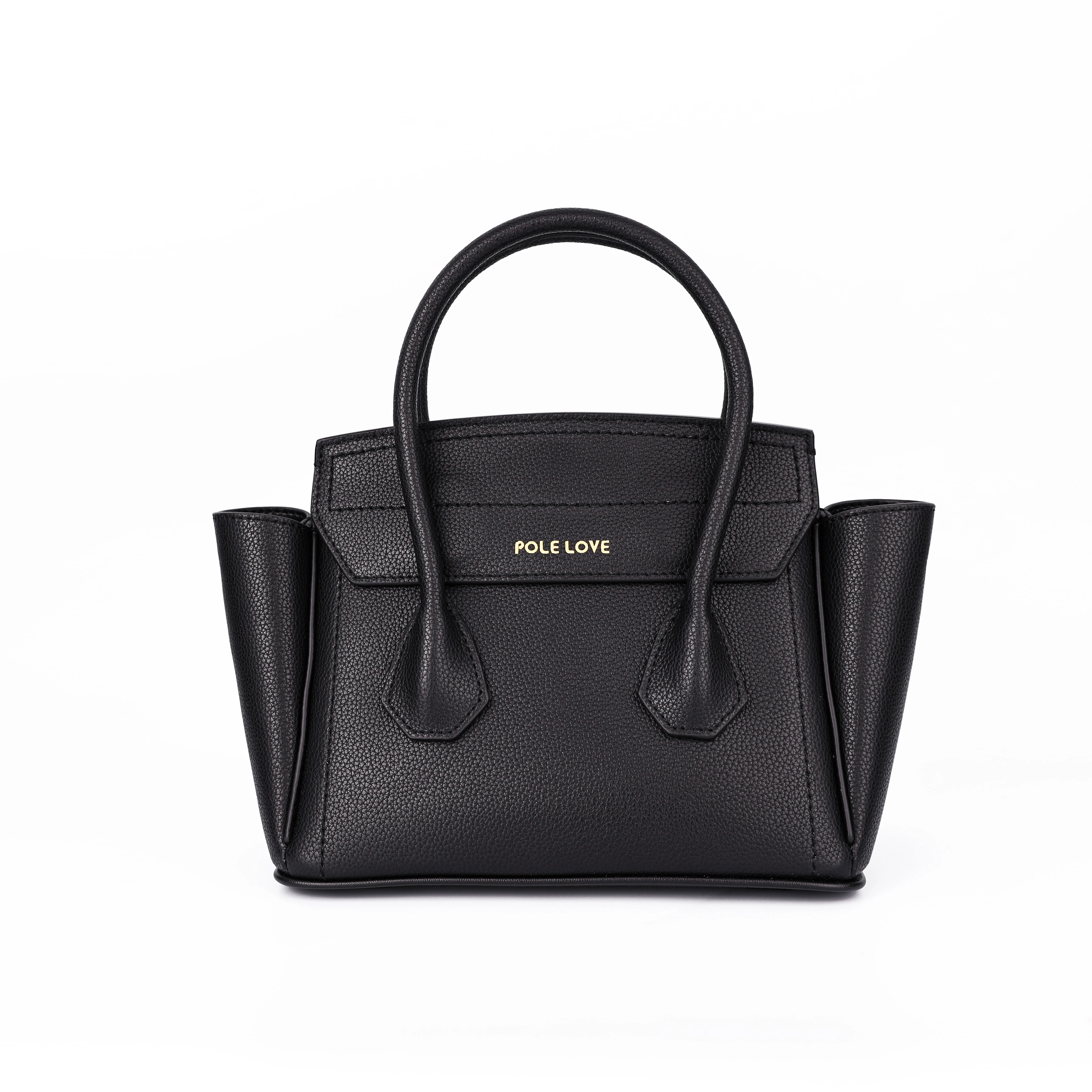 

personality contrast color portable smiley face bag messenger ladies bag natural high-quality cowhide commute bag for women, Black