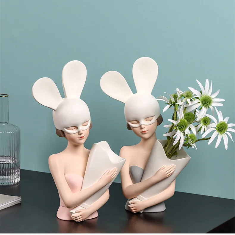 

Bunny Girl Furnishings Living Room Table Decoration Decorations & Ornaments Synthetic Resin All-season Support