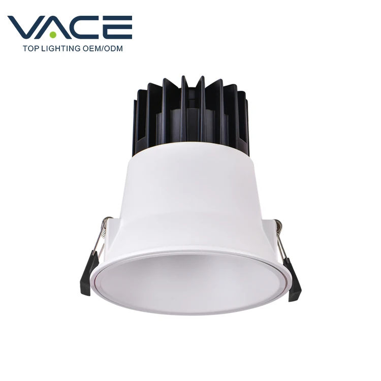 VACE Commercial Lighting Low UGR 9w 18w 30w COB Ceiling Recessed Led Downlight