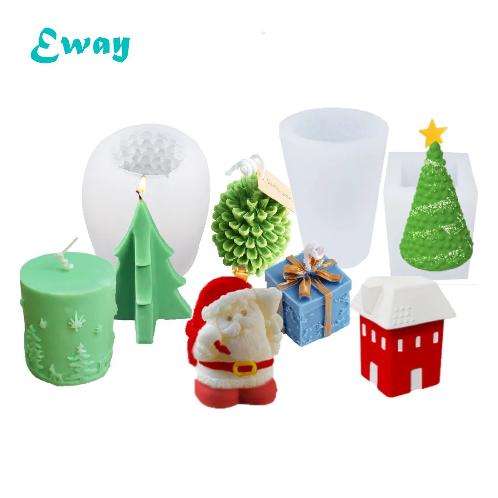 

Santa Claus Christmas candle moulds tree mold for cookie