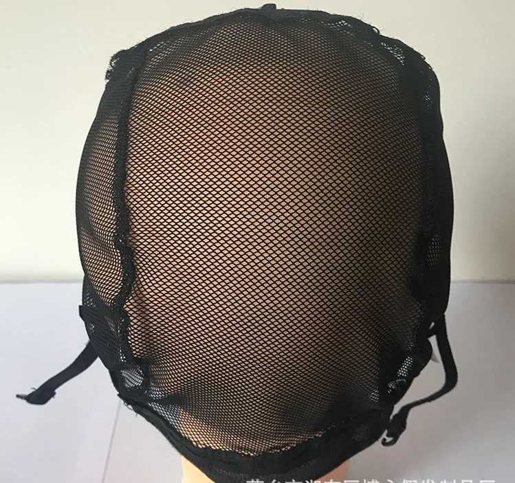 
U shaped front lace elastic New Black mesh weaving Spandex band Stretchable Lace Wig Caps 