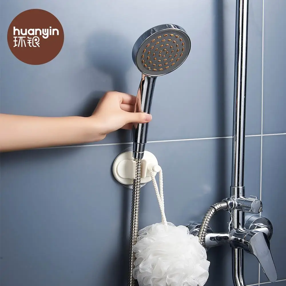 

Classic Suction Abs Plastic Bathroom Accessories Bath Shower Head Holder And Hook