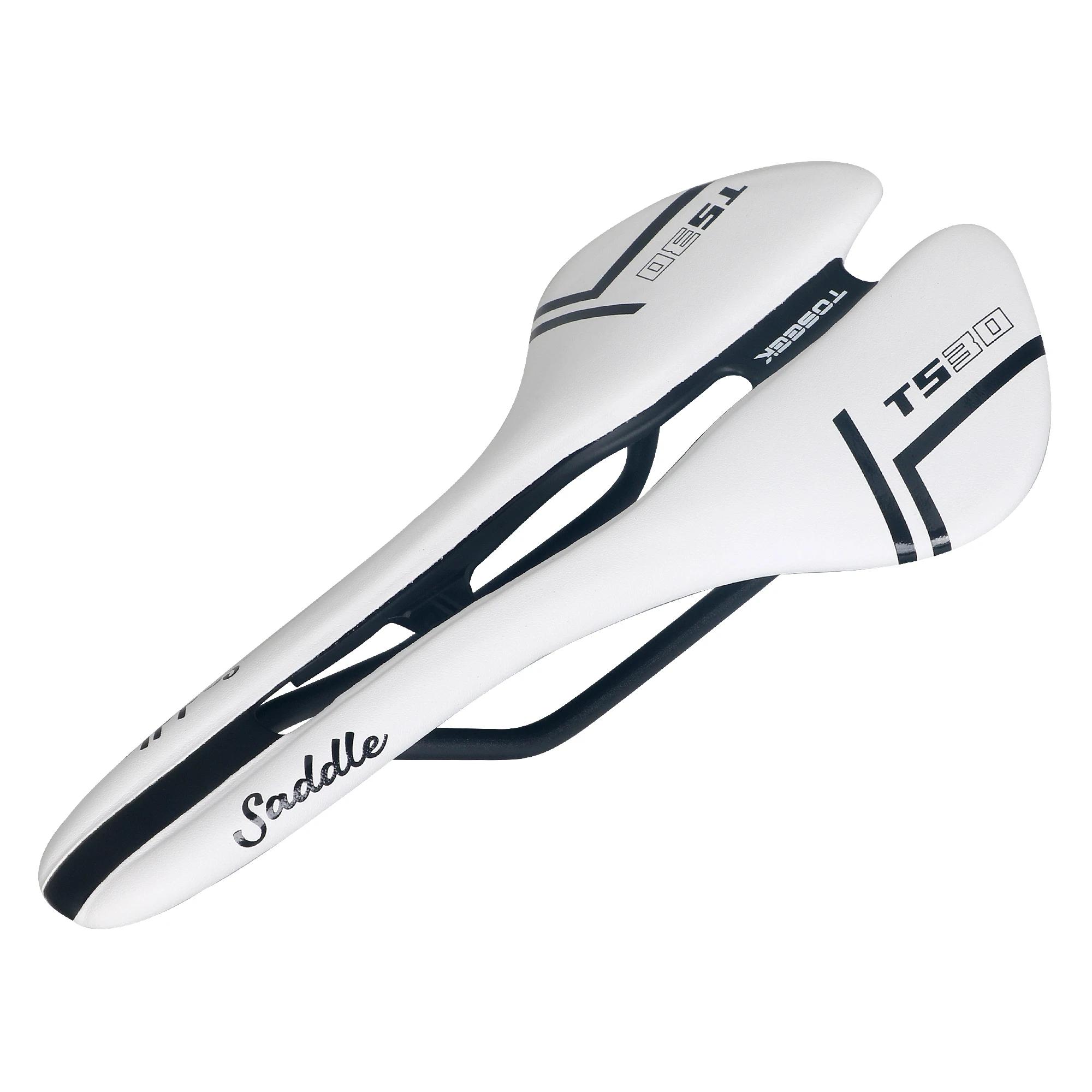 

Mtb Seat Wides Mountain Road Bike Sadle White Cycling Eva Leather Folding Bicycle Saddle Accessories