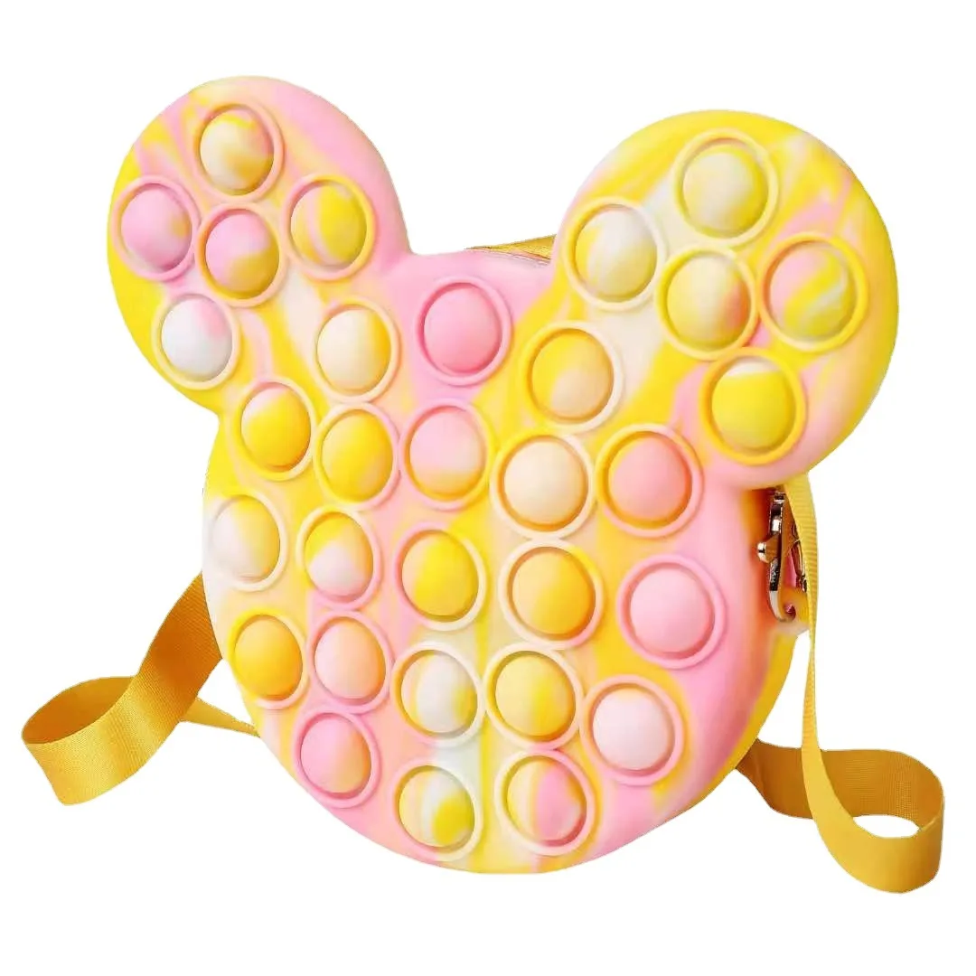 

2021 Latest Mini Pops It Purse Bag Mickey Storage Bag