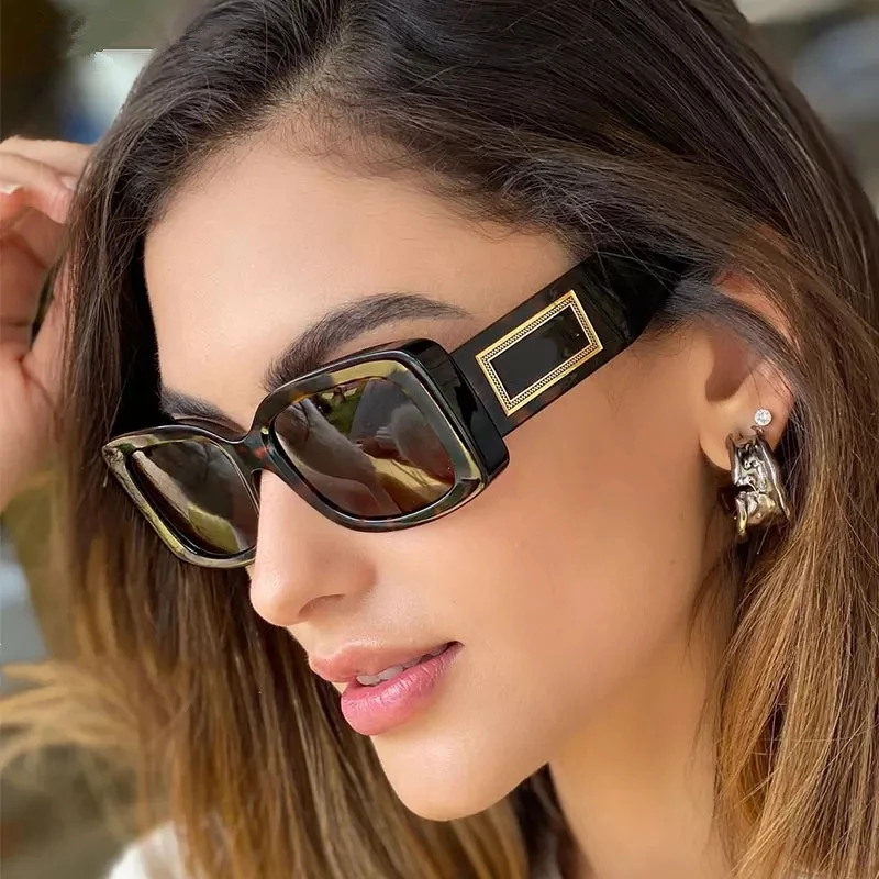 

Custom Logo Retro Fashion Square Brand Sun Shades Men 2021 Vintage Luxury Designer Glasses Sunglasses Women, Custom colors