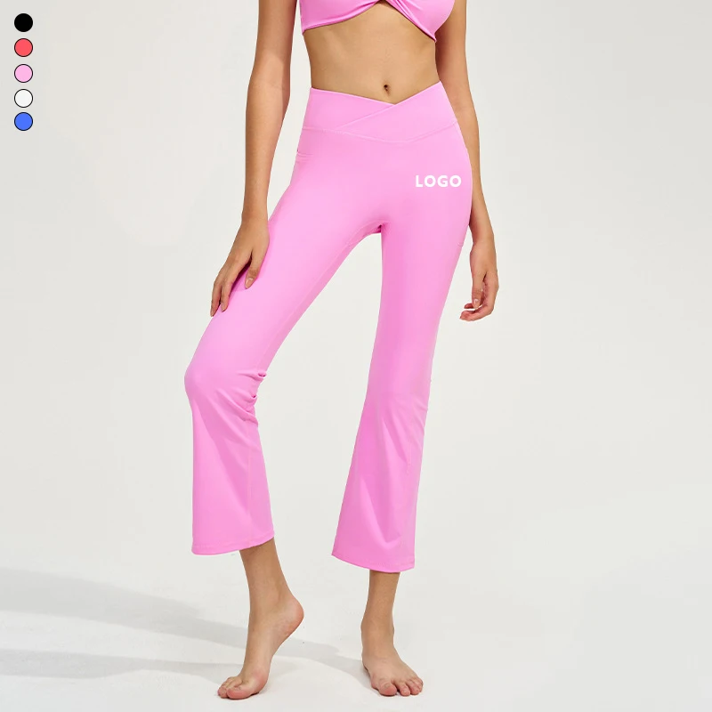 

XW-K3609 New High-Quality Best-Selling Nylon Trousers Slimming Thin Breathable Yoga Fitness Sports Trousers
