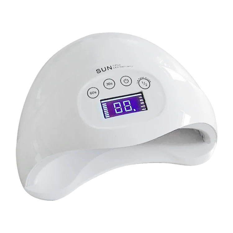 

2021 New Hot UV Led Nail Lamp 48w Sun 5 Puls Pink Nail Lamp Timer Dryer, White,champagne,purple