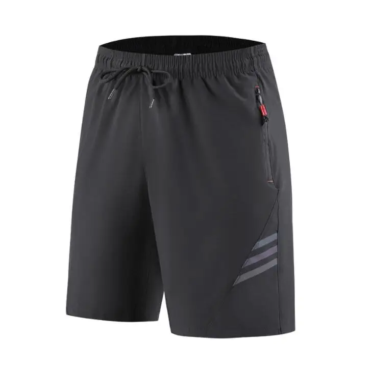 

Breathable men's running shorts logo custom polyester spandex fitted quick dry boxer beach shorts for men