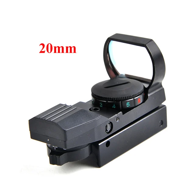 

1x22x33 4 Reticle HD101 Optics Holographic reflex red dot sight Hunting Scope, Black