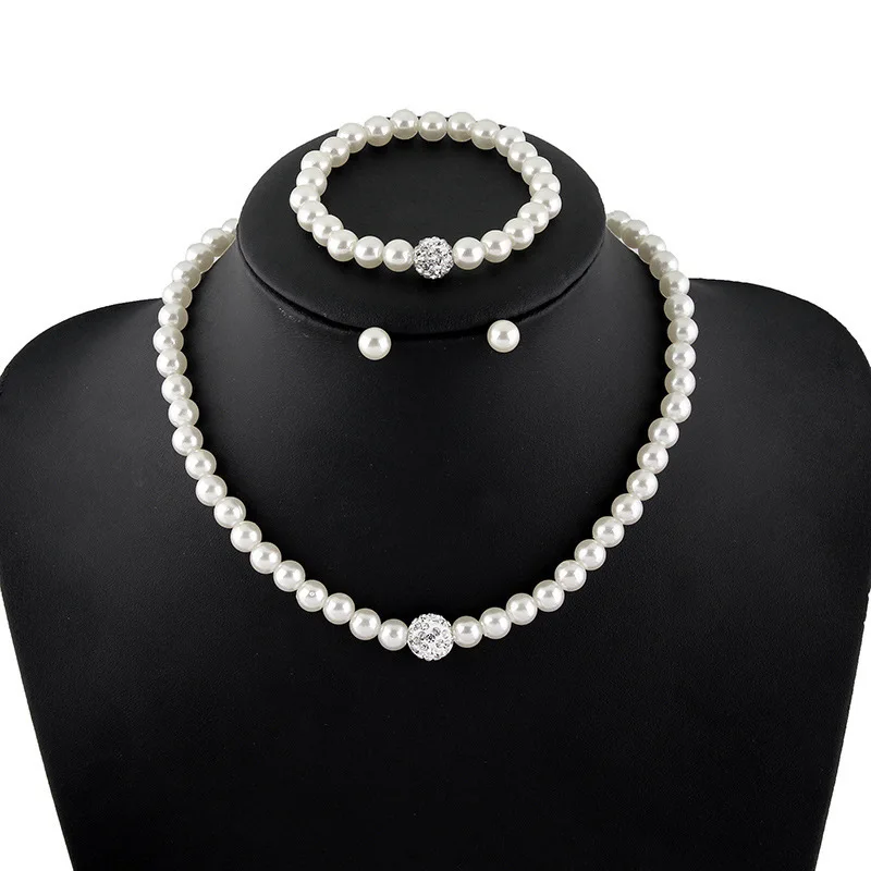 

New pearl necklace matching new pearl necklace set for women