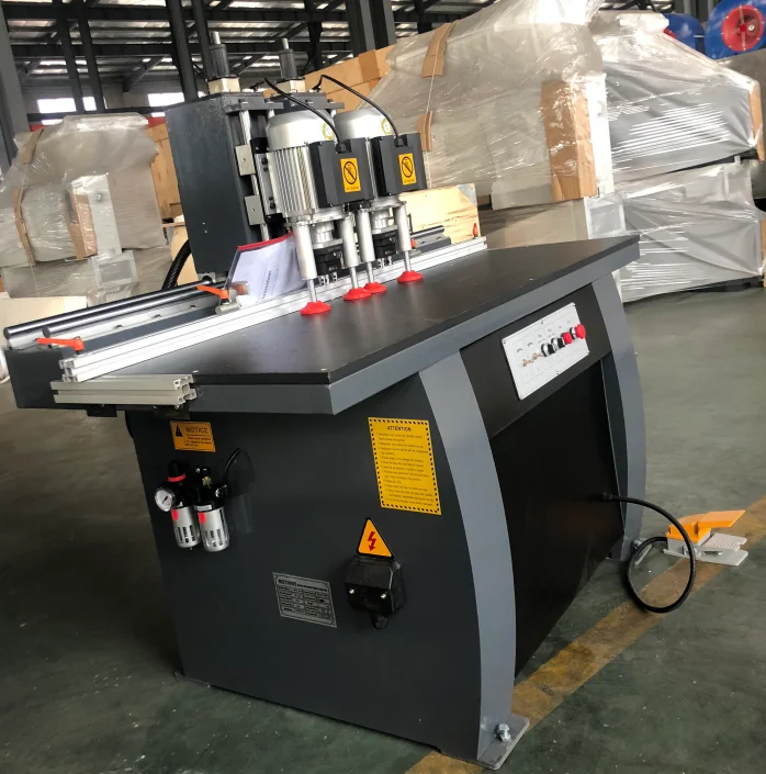 Double Head Vertical Hinge Boring Machine For Furniture Drilling Holes