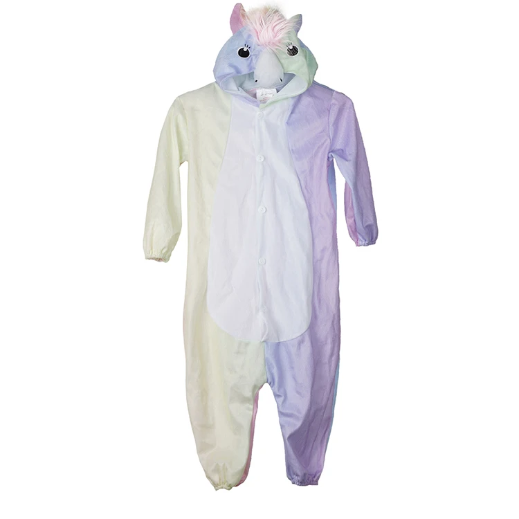 Unicorn style party halloween costume children  kids wear high quality supplies  suits  household clothing