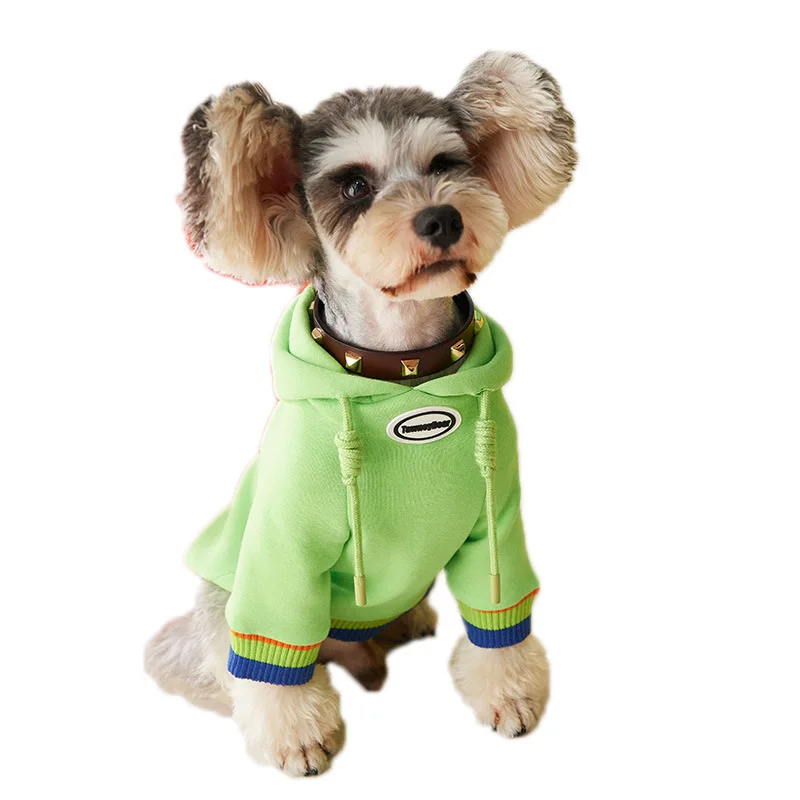 

Wholesale Blank Dog Sweater Bulk Puppy Pet Fruit Green Fleece Plain Large Dog Hoodie