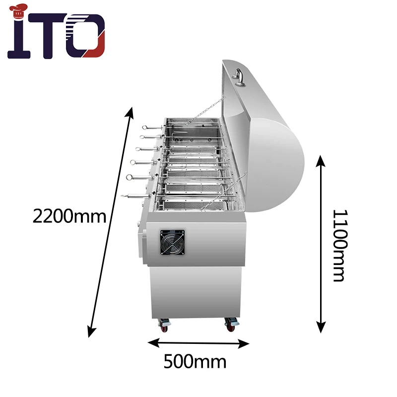 barbeque charcoal grill machine