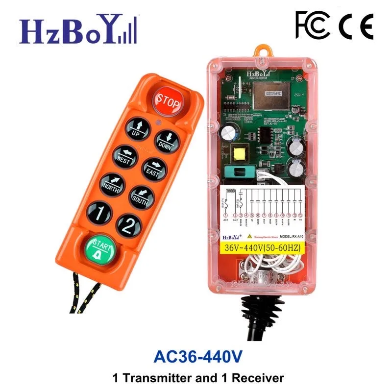 

H23-C++ Universal Hoist Crane Overhead Crane 6 Key Industrial Wireless Radio Remote Control
