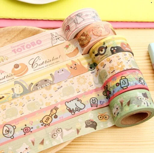

1pcs/lot 10m NEW Sweet Japan Cartoon series DIY paper tape High quality Adhesive Tape Multifunction