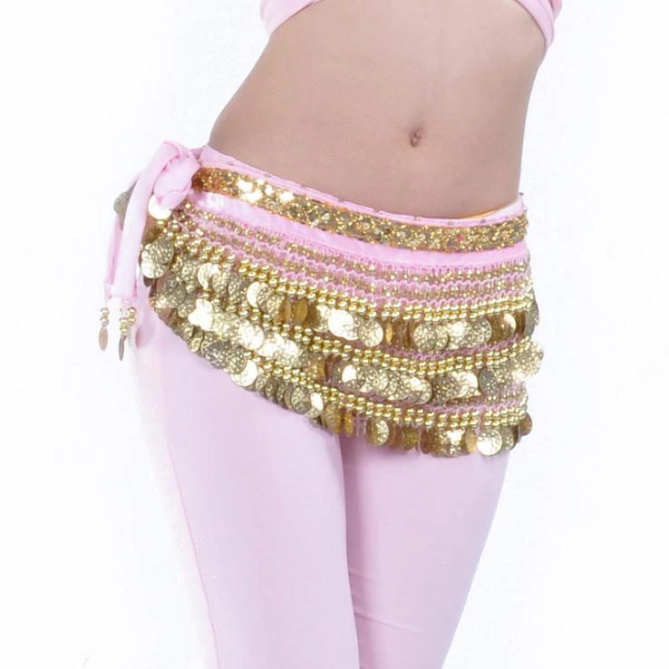 

Hot selling belly dance belt in performance wear hip scarf, Can be customized