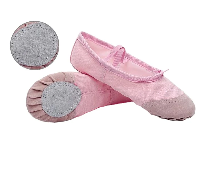 

Factory wholesale cheap Flexible Dance Practice Soft Ballet Shoes For girl